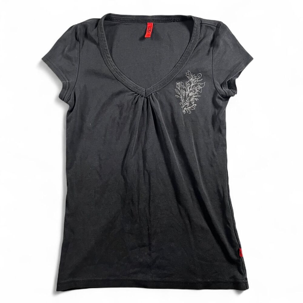 Unbranded Women's Black and Grey T-shirt